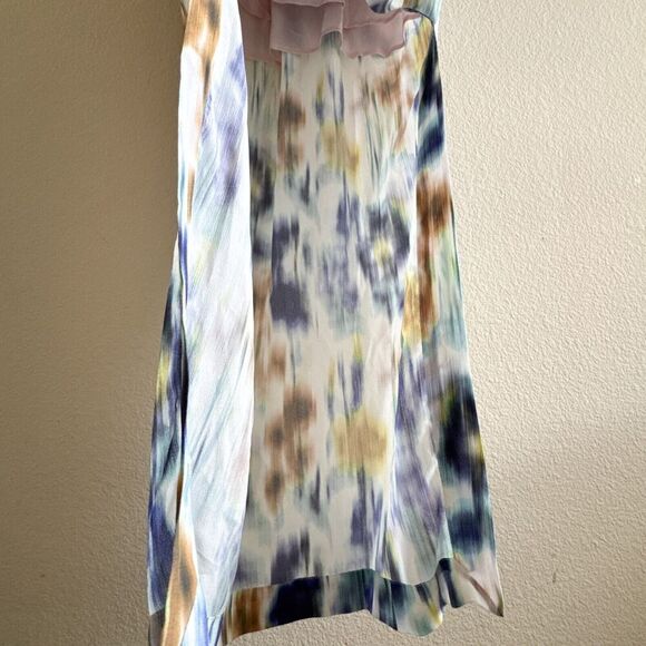 Baum und Pferdgarten Adamaris Silk Blend Smocked Bodice Midi Dress 36 EU, US 4/6 - Picture 5 of 8